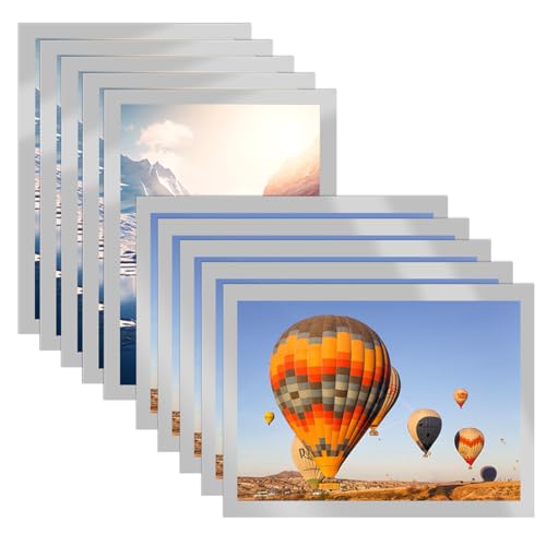Magnetrahmen A5 Info-Rahmen 10STK Selbstklebende Bilderrahmen Magnetisch Posterrahmen A5 Diamond Painting Bilderrahmen Leinwand Plakatrahmen Fotorahmen Infotasche Blatthalter für Informationsrahmen