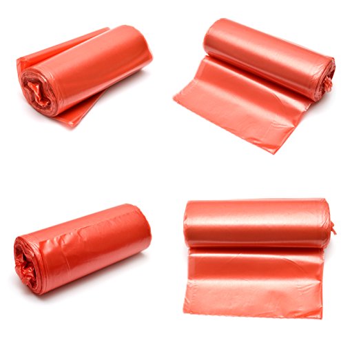 Image of Oakridge Heavy Duty 10 Gallon Biohazard Waste Disposal Bags (Roll of 100) - Professional Grade (Pack of 3)