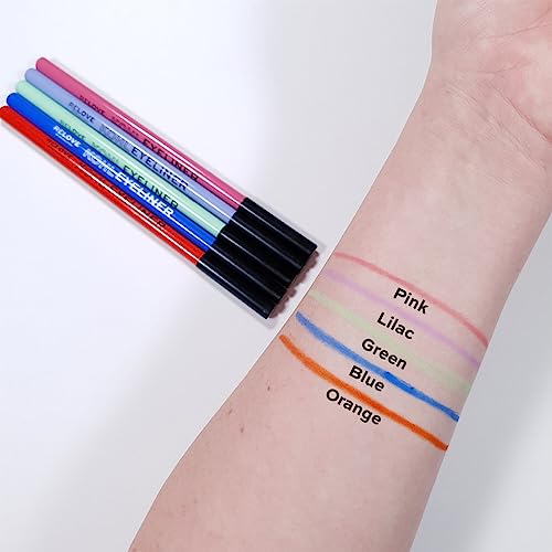 Image of Relove- Coloured Kohl Eyeliner- Orange | Highly Pigmented | Smooth and Creamy Formula |Kohl Eyeliner |Matte finish for glam looks | 1.2gm (Pack of 2)