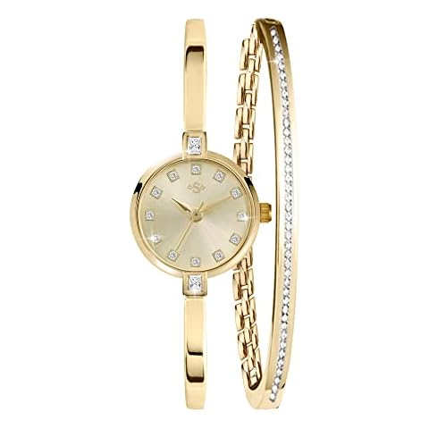 Spirit Women's Pale Gold Watch and Bangle Cover