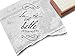 Produktbild Stempel La vie est belle - Das Leben ist schön - Schriftstempel Vintage Landhausstil Karten Einladungen Scrapbook Tischdeko Basteln - zAcheR-fineT