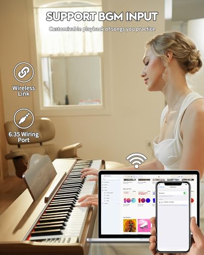 Professional 88-Key Weighted Hammer Action Digital Piano