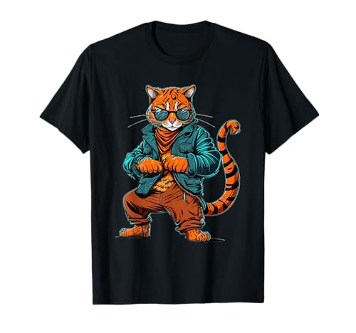 Orange Bengal Cat Thug Cat Gangster Cat Gangster Life T-Shirt