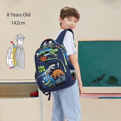 Cusangel Kids Backpack, Durable Cute Multi Compartment Preschool Elementary Primary Backpack for Boys Girls