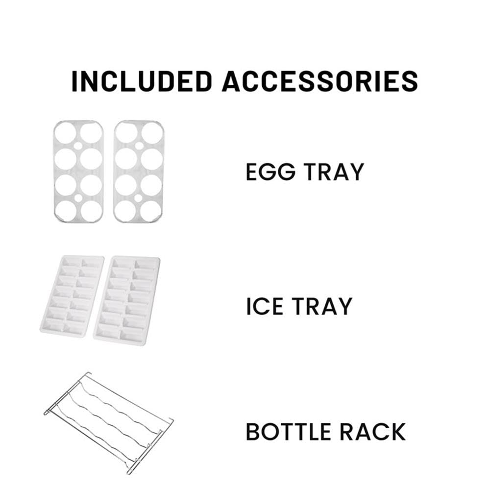 Pemberly Row 11.7 Cu.Ft No Frost Bottom Freezer Refrigerator, Garage Ready, LED Lighting, Wine Rack, Adjustable Tempered Glass Shelves, White/Stainless/Titanium Finish, Energy-Efficient Kitchen on Fridge.com - View 6