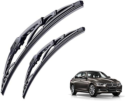 Image of WolkomHome High Performance OE Car Wiper Blade Replacement set of 2 Pc Right 24 inch Left 20 inch for BMW 3 Series