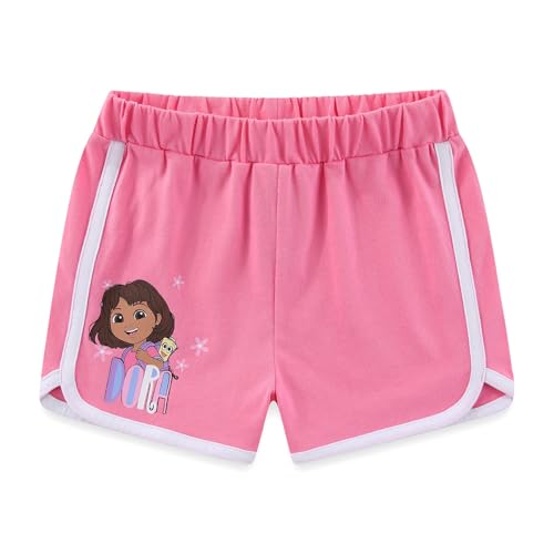 Image of Nickelodeon Dora the Explorer Girls Short Sleeve T-Shirt and Shorts Set for Toddler and Big Kids