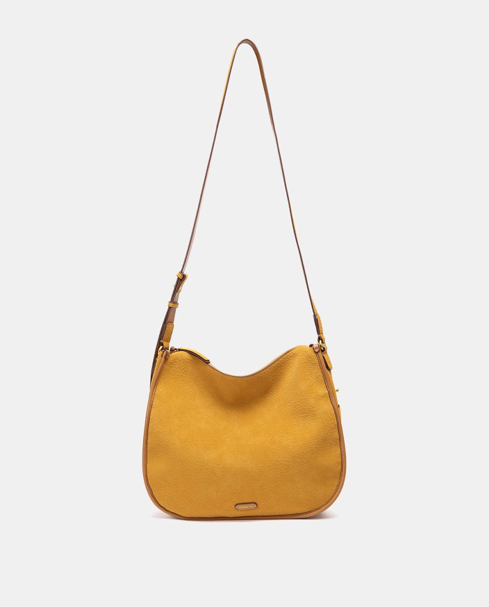 Abbacino Borsa a tracolla in materiali riciclati ambra. Ambra