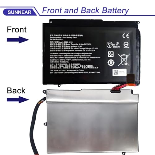 Image of 70Wh RC30-0220 Laptop Battery for Razer Blade Pro RZ09-0220 RZ09-03146 RZ09-03147 RZ09-03148 Blade pro 17 2019 6160mAh
