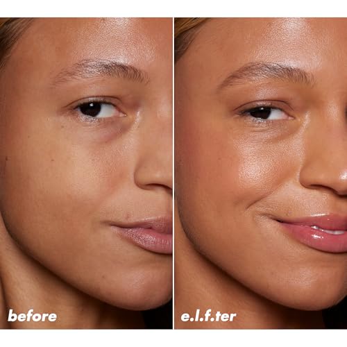 Image of e.l.f. Halo Glow Skin Tint SPF 50, Tinted Moisturizer For Light, Buildable Coverage, Creates A Natural Glow, Vegan & Cruelty-Free, 11 Tan Warm