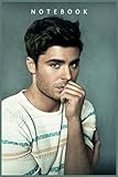  ZAC EFRON Notebook Gift HIGH SCHOOL MUSICAL /Journal Great for Birthday or Christmas Gift: Perfect for taking notes , Sketching Soft Matte Cover and 110 Premium Paper/Pages, 6\