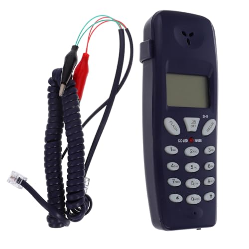Testeur de téléphone LCD avec affichage appelant pour diagnostic fixe