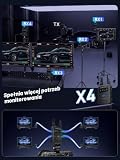 Lemorele Bezprzewodowy system transmisji wideo HDMI z Loopout, do 200 m