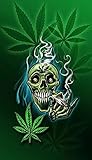 Cysoo Marijuana Leaf DIY 5D Diamond Painting Cannabis Weed Full Drill Art Kits