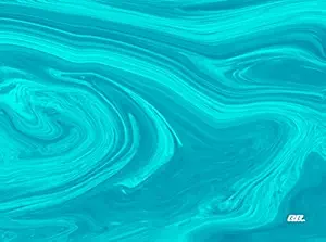 Aqua Blue Textured Marble Art Kitchen Glass Cutting Board Modern Decorative Gift Abstract Wavy Contrast Design