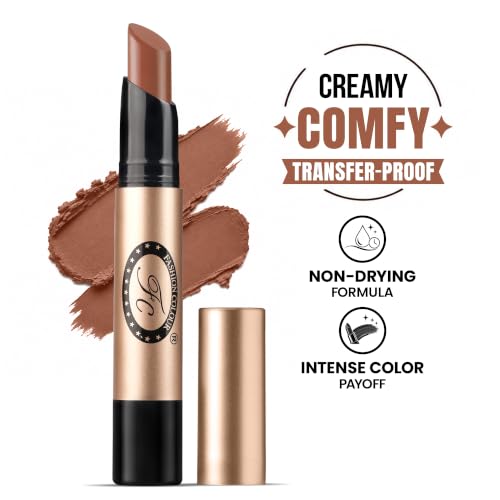 Image of Fashion Colour Supreme Lasting Honey Lip Non Transfer Lipstick 2.6g | Lipstick For Women | Available in 18 Super Creamy Shades | (316-Auburn, 2.6g)