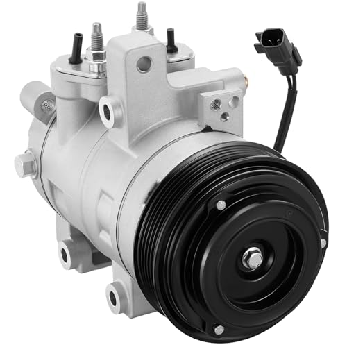 BDFHYK Air Conditioning A/C Compressor with Clutch compatible with Ford Mustang 5.0L 2011-2017, Mustang 5.2L 2015-2022, Replacement BR3Z19703B, FR3Z19703B, FR3Z19703E, FR3Z19703L, 167661, 168661