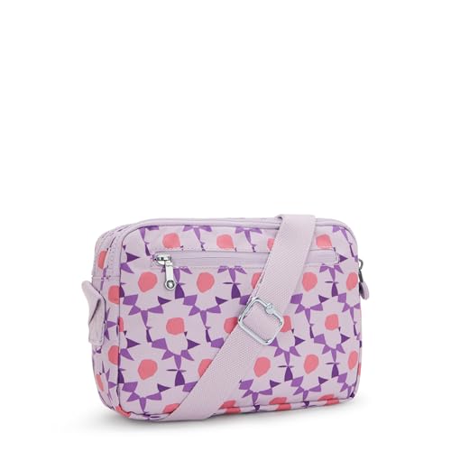 Image of Kipling Women's Abanu Medium Prt Crossbody Bag, Lightweight, Adjustable Waist Pack with Multi-Compartment Zip Pockets