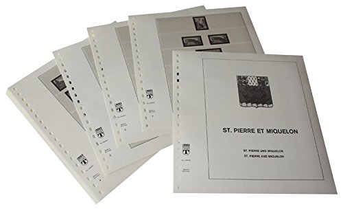 Feuilles pré-imprimées St. Pierre et Miquelon LINDNER de haute qualité