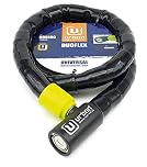 URBAN UR5100 Catena Pitone Moto Antifurto Cavo Articolato Duoflex Acciaio Rinforzato Universale Bicicletta, Scooter, 100cm