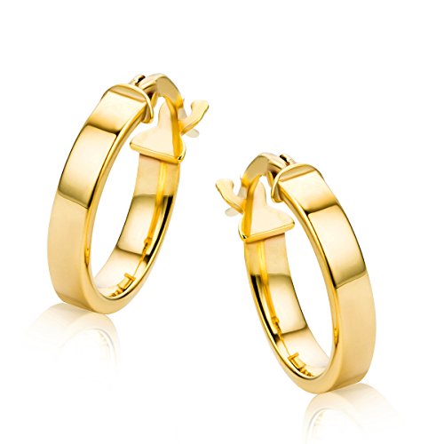 Orovi Pendientes De Aro De Oro De Ley 9 Quilates, Pendientes Mujer De Oro Amarillo Hipoalergénico Fabricados En Italia. Orovi Pendientes De Aro De Oro De Ley 9 Quilates, Pendientes Mujer De Oro Amarillo Hipoalergénico Fabricados En Italia.