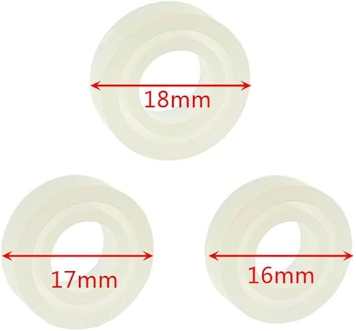 Miniatura 2 de 3 moldes de anillo de silicona, moldes de anillo redondos, moldes flexibles para hacer joyas, moldes de anillo transparentes para manualidades de