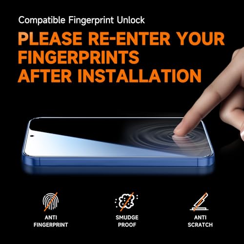 Image of MAGIC JOHN Privacy 2Pack for Galaxy S25 Plus Screen Protector Anti Spy | 2Pack, 28 Anti-Spy, Auto Dust-Elimination, Easy Installation, Bubble Free, Tempered Glass, 9H Hardness, Case-Friendly
