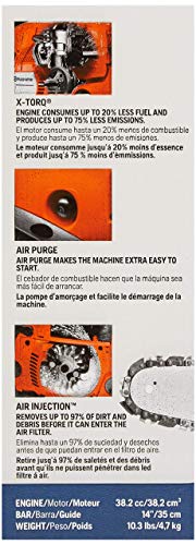 Husqvarna 120 Mark II 14 in. Gas Chainsaw (Renewed)