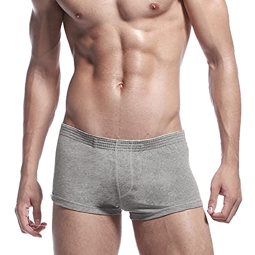 JOINFUN Men's 3 Inch Running Athletic Workout Shorts Soft Cotton Pajama Shorts Sleep Bottom3