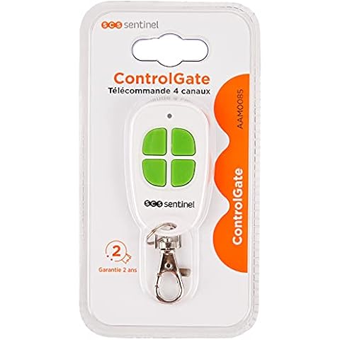 SCS Sentinel Gate Remote Control 4 Channel Lime Cover