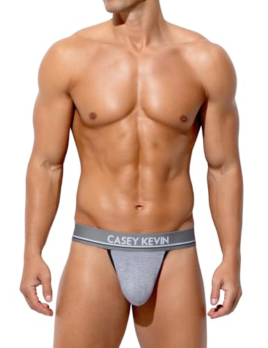 Casey Kevin Mens Jockstrap Sexy Thong Underwear Pouch Jock Strap Breathable Athletic Supporter2