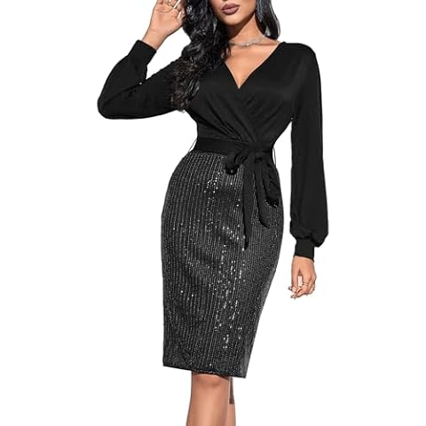 GRACE KARIN Long Sleeve Midi Dress Cover