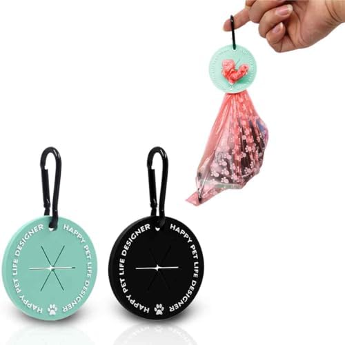cobee Metalen afvalzakhouder, handsfree houder voor zakken hondenpoep, hondenpoepzakhouder, afvalzakhouder, hondenpoepzakdrager voor