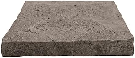 GenStone Faux Stacked Stone Flat Pillar Cap 13.5" x 13.5" x 1.75" in Desert Sunrise Color for Do It Yourself Friendly Home Improvement Projects