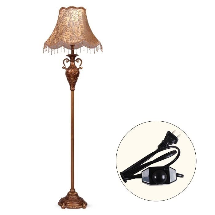 Amazon.com: Floor Lamp Standing Light Vintage Resin Floor Lamp