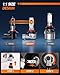 SEALIGHT 9005 Bulbs, 30000LM 8X Brightness 9005 Light Bulbs, 6500K Cool White Bulbs with 15000RPM Fan, Plug and Play, IP68 Waterproof, Pack of 2