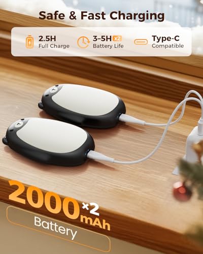 Save 25% on SWEETFULL Rechargeable Bear Hand Warmers - 2 Pack - Image 4