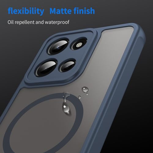 Image of Compatible with Moto G Play 2026 Case Cover,Compatible with MagSafe,Anti-Fall,Compatible with Motorola Moto G Power 2026 / Moto G 5G (2026) Cell Protective Phone Case Blue