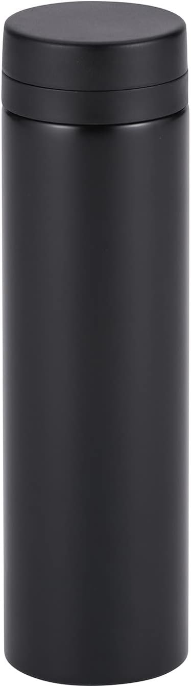 Takeda Corporation MGB-48BK Mug Bottle, Water Bottle, Black, 2.5 x 2.5 x 9.1 inches (6.4 x 6.4 x 23 cm), Mug Bottle, 16.2 fl oz (480 ml)