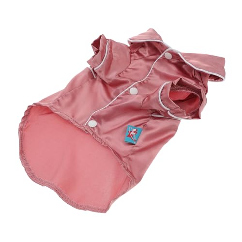 Disfraz de pijama cálido para perros WOONEKY en rosa