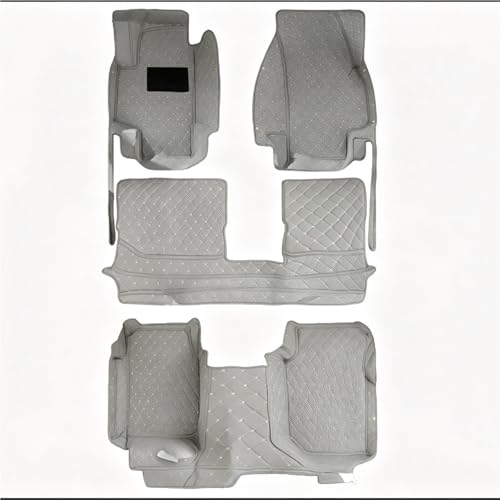 Tapis de sol voiture luxe durables en Titanium pour Volvo XC90
