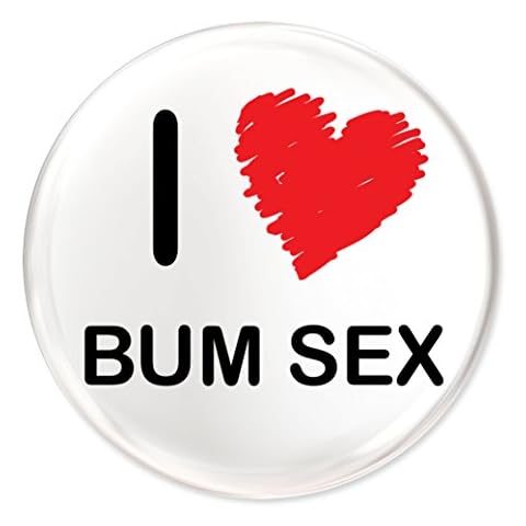 Funky Gifts I Love Bum Sex 25mm Button Badge Cover