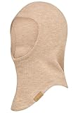 Sterntaler Unisex Schalmütze gerippt Beanie-Mütze, beige Mel, 51
