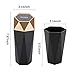 OUDEW Car Trash Can with Lid - 2-Pack, Interior Accessories for Vehicles, Leakproof Garbage Can with 30 Detachable Trash Bags, Multipurpose Organizers and Storage Solutions for Home and Office