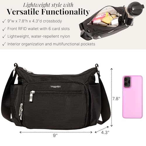 Image of Baggallini womens Crosstown Hobo Crossbody