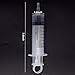 Large Plastic 100 mL/cc 3.4oz Syringe Animal Feeding Garden Watering Essential Oil Separator Syringe No Needle,Non-Sterile (2 Pack)1