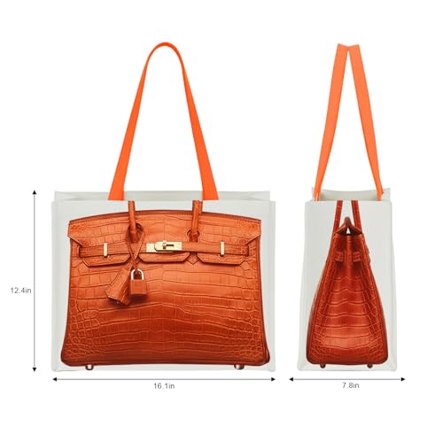 Bolso de lona chic con estampado de lujo miniatura 4