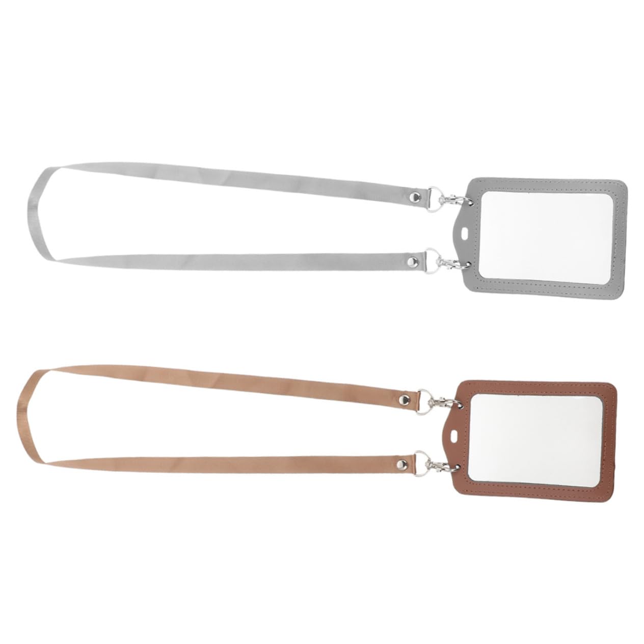 HOMSFOU 3 Set Porta Badge Porta Badge Portachiavi Buste Trasparenti Per Carte Buste Trasparenti Per Carte Custodie Protettive Per Carte Custodie Trasparenti Per Carte 2 pezzi * 3