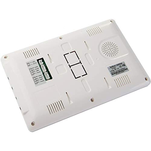 Image of 7 Inch Color LCD Screen 4-Wires Wired Monitor for Video Intercom Doorbell System, Support Monitoring, Unlock, Dual Way Door Intercom