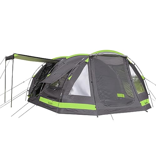 ✔ VOLUME DI CONSEGNA Fornito con tutti gli accessori, tra cui cabina letto, pali, borsa di trasporto, picchetti, istruzioni di montaggio e kit di riparazione.